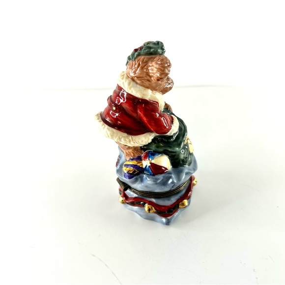 Vintage Boyds Bears Le Bearmoge Trinket Box Ceramic - Picture 5 of 9